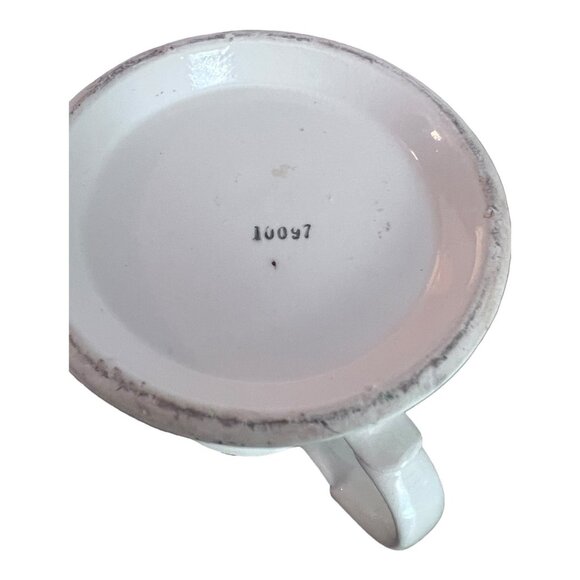 Vtg Shaving Cup Nautical Sailing Ship Porcelain Gilded Rim an Handle - Picture 7 of 7